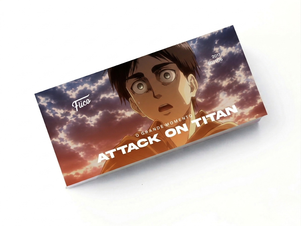 Flipbook Attack on Titan O Grande Momento 2017