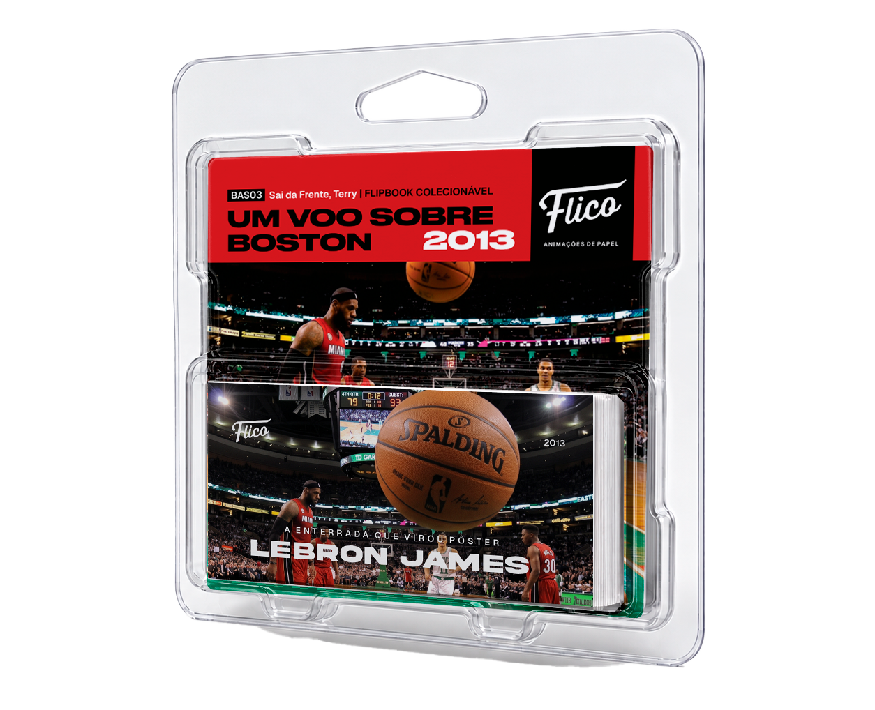 Flipbook Enterrada LeBron James sobre Jason Terry Celtics x Heat NBA 2013