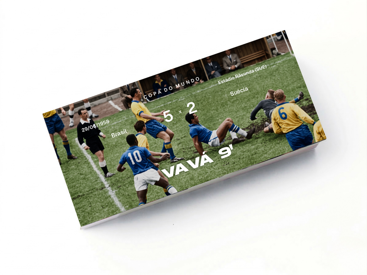 Flipbook 1º Gol Vavá Suécia x Brasil Final Copa do Mundo 1958