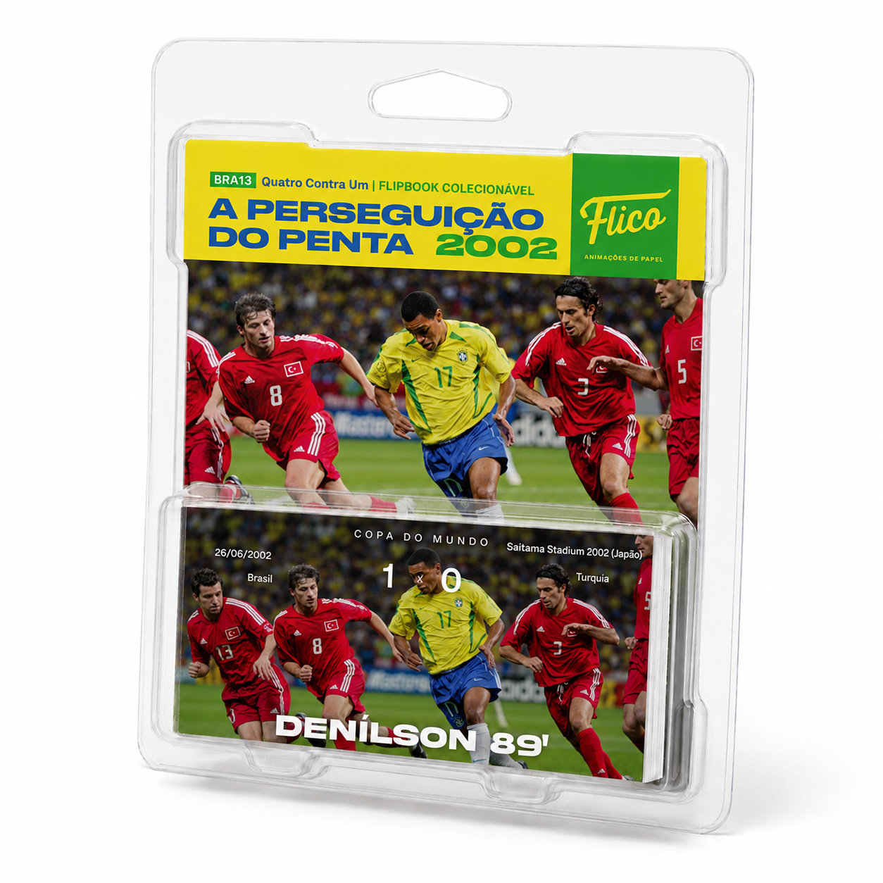Flipbook Denílson Brasil x Turquia Copa do Mundo 2002