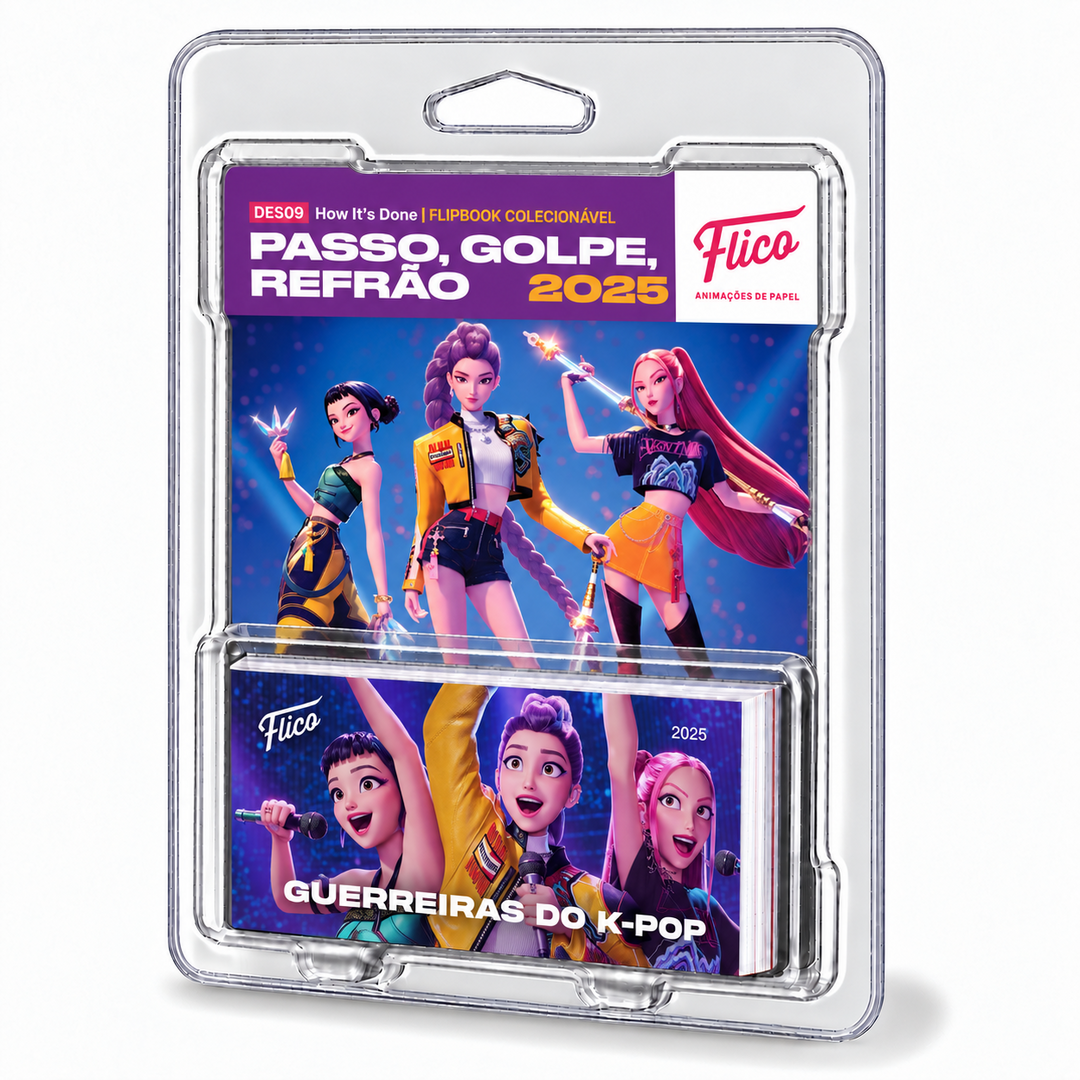 Flipbook Guerreiras do K-Pop How It’s Done