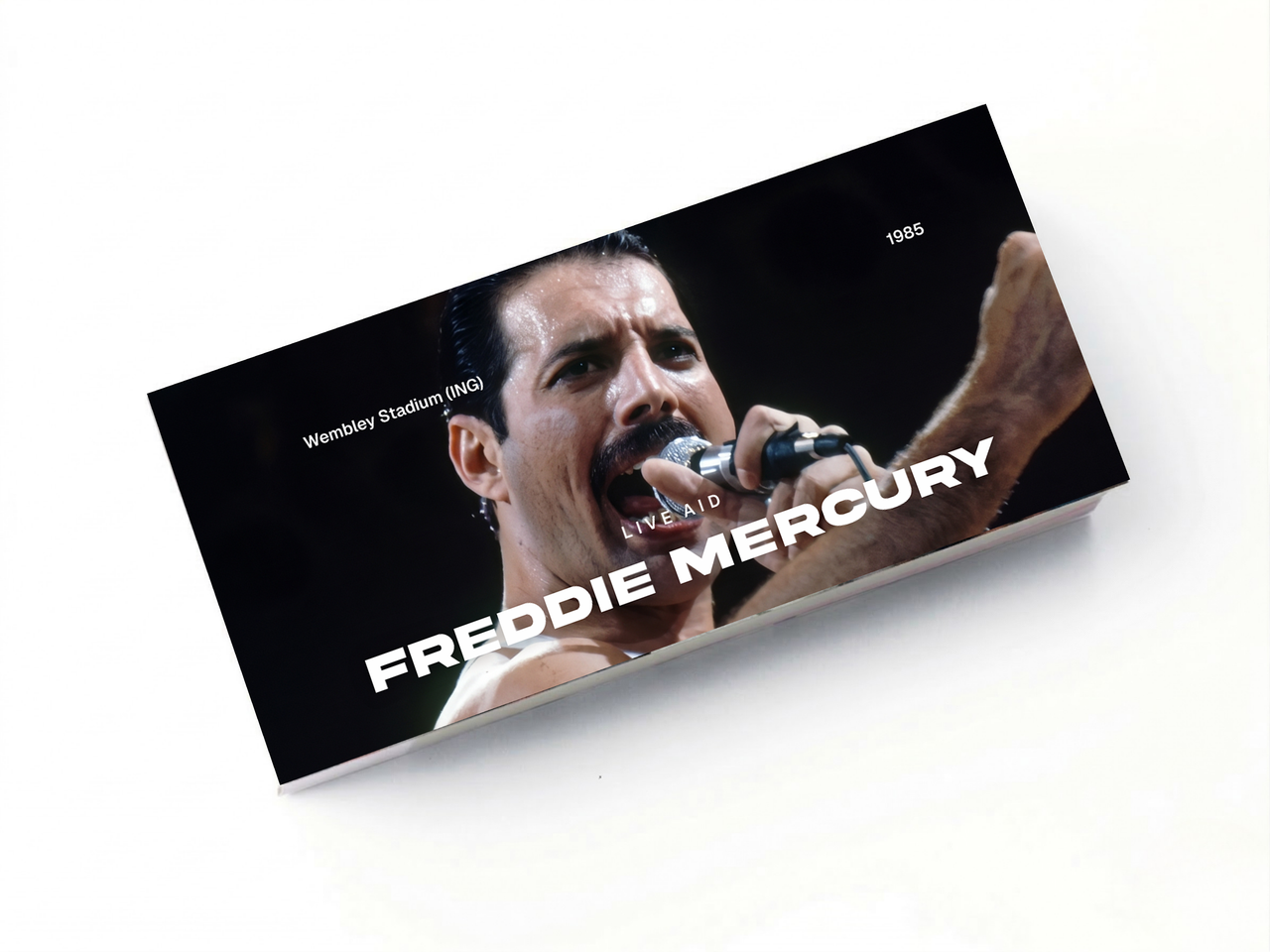 Flipbook Freddie Mercury Show no Live Aid 1985