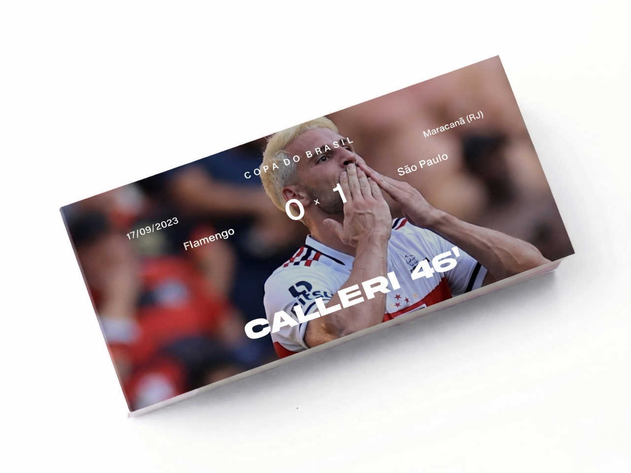 Flipbook Gol Calleri Flamengo x São Paulo Copa do Brasil 2023