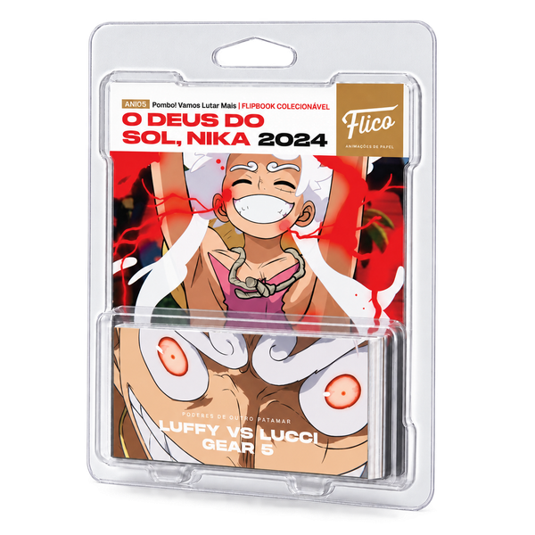 Flipbook Luffy Gear 5 vs Lucci One Piece Episódio 1100
