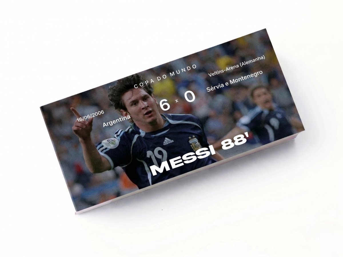 Flipbook Primeiro Gol Messi em Copas do Mundo Argentina x Sérvia e Montenegro 2006