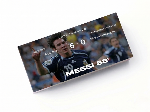 Flipbook Primeiro Gol Messi em Copas do Mundo Argentina x Sérvia e Montenegro 2006
