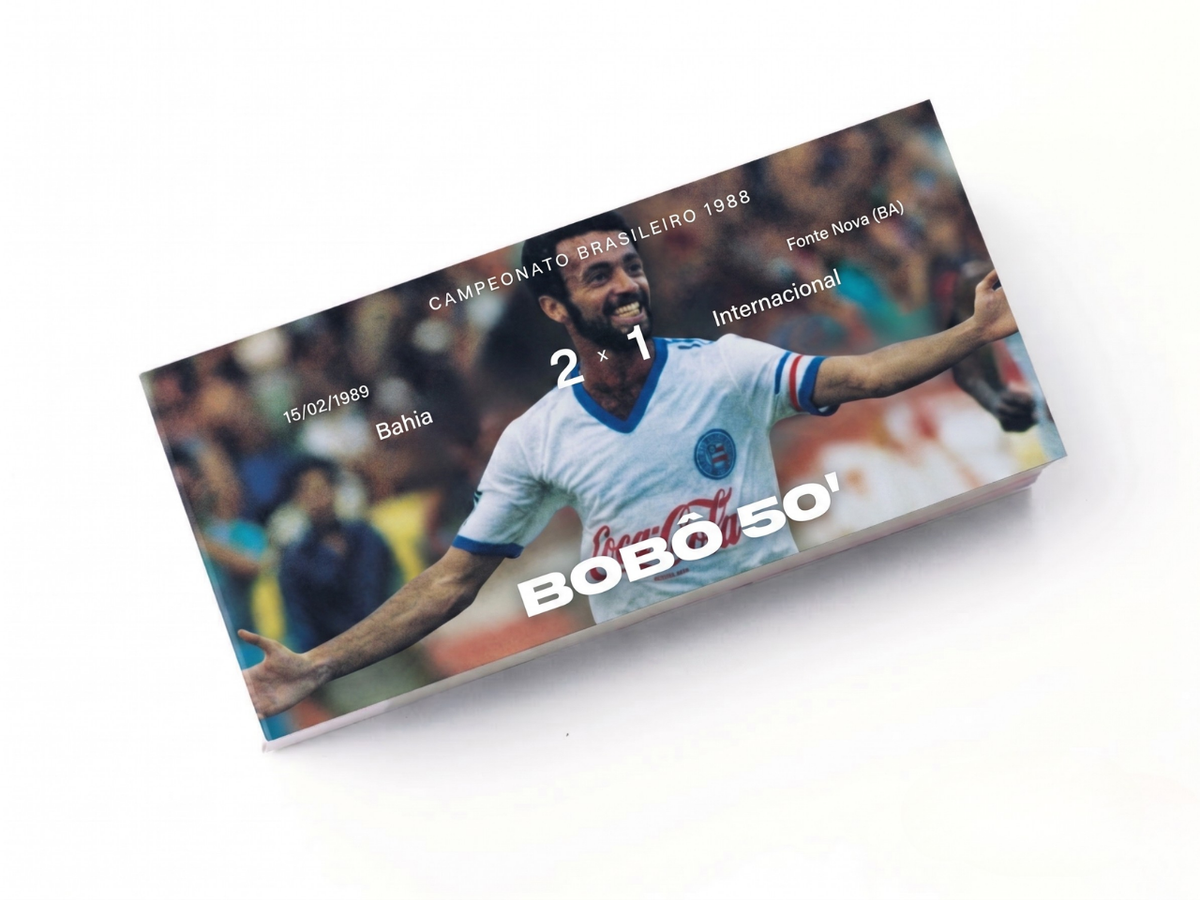 Flipbook Gol Bobô Bahia x Internacional Campeonato Brasileiro 1988