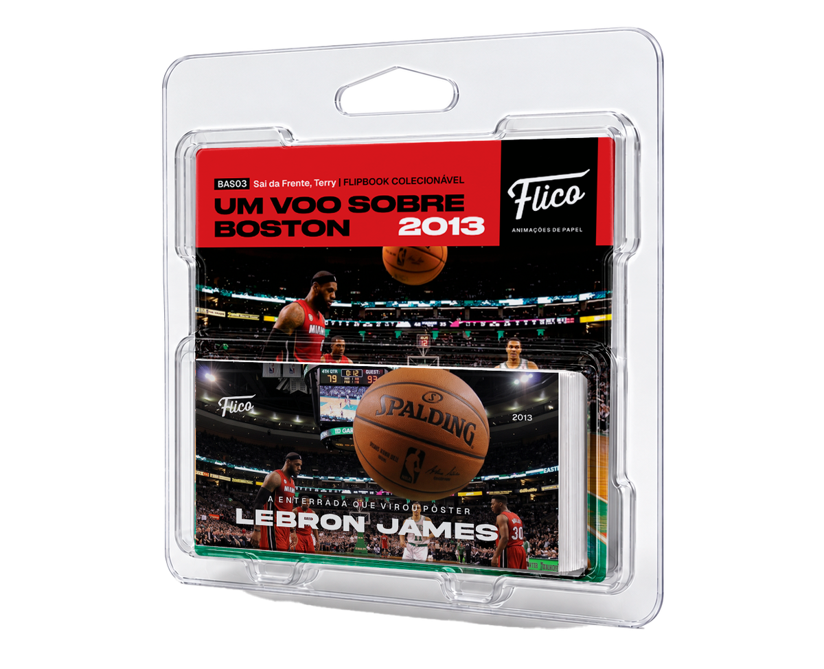 Flipbook Enterrada LeBron James sobre Jason Terry Celtics x Heat NBA 2013