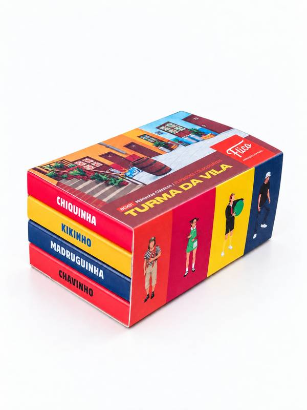Box Turma da Vila Coleção 4 Flipbooks
