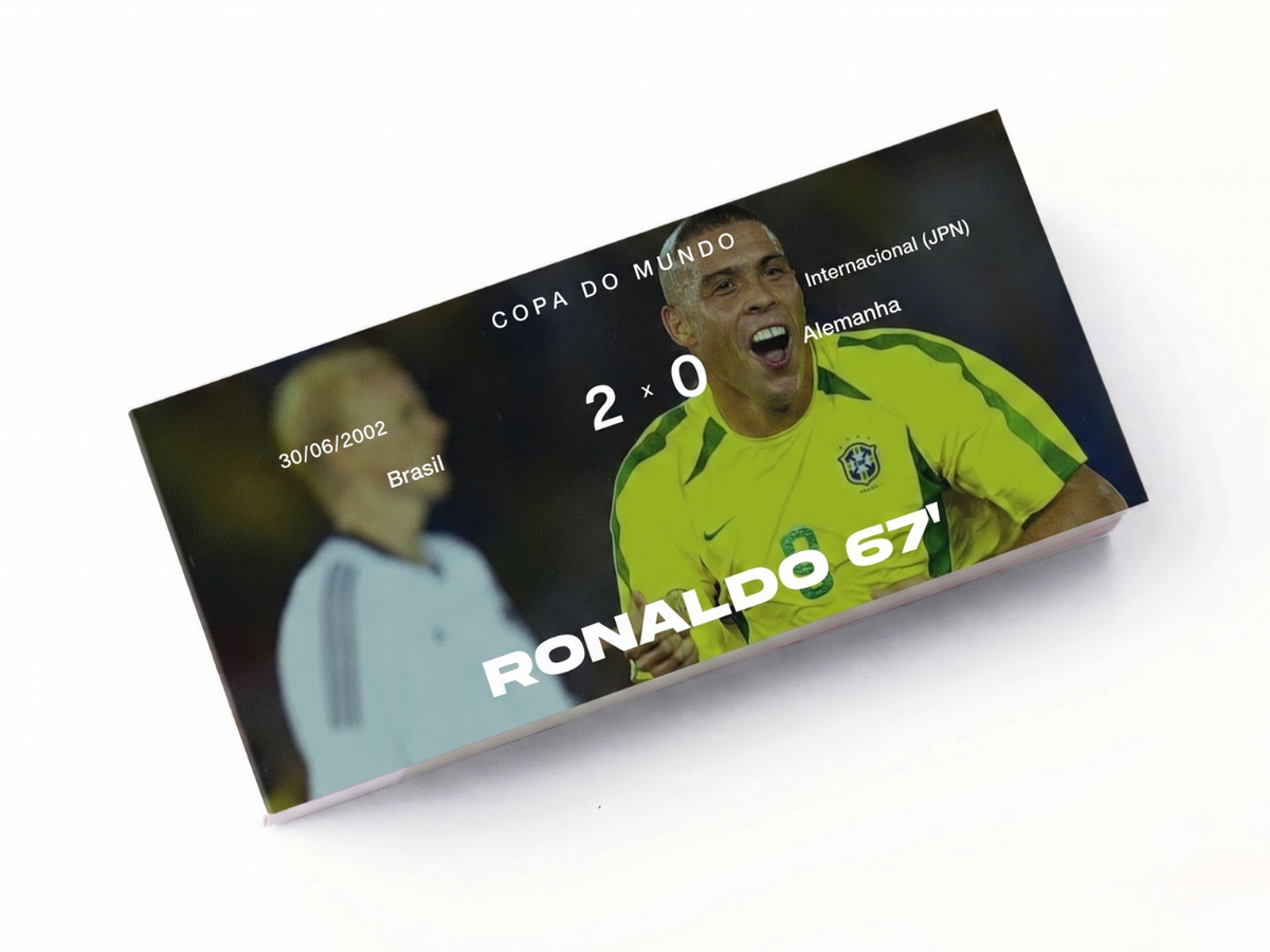 Flipbook Gol Ronaldo Brasil x Alemanha Copa do Mundo 2002