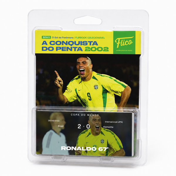 Flipbook Gol Ronaldo Brasil x Alemanha Copa do Mundo 2002