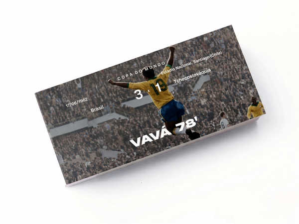 Flipbook Gol Vavá Brasil x Tchecoslováquia Copa do Mundo 1962 