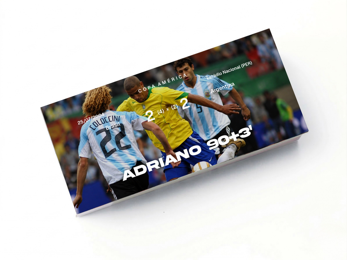Flipbook Gol Adriano Argentina x Brasil Final Copa América 2004