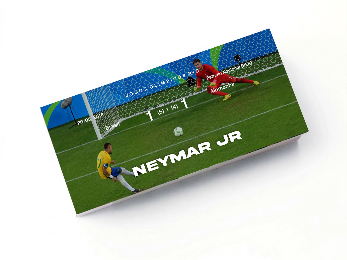 Flipbook Pênalti Neymar Brasil x Alemanha Final Olimpíadas Rio 2016