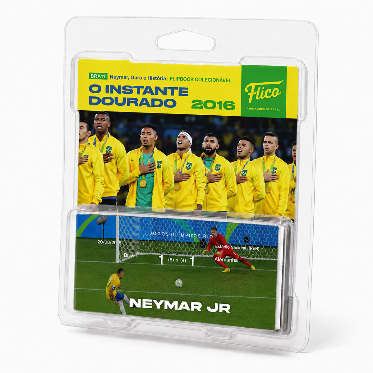 Flipbook Pênalti Neymar Brasil x Alemanha Final Olimpíadas Rio 2016