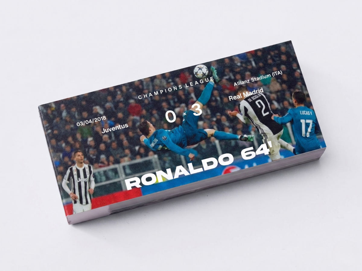 Flipbook Gol Bicicleta Cristiano Ronaldo Real Madrid x Juventus Champions 2018