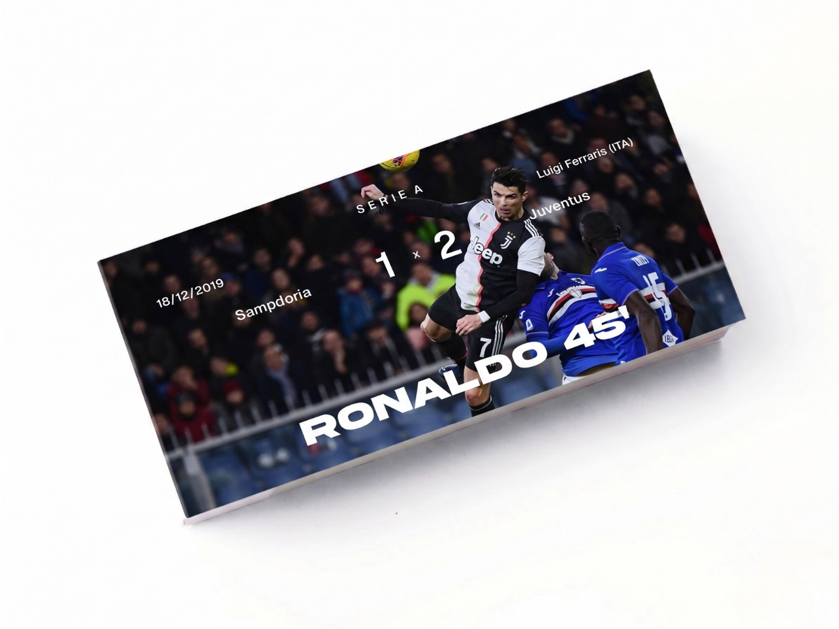 Flipbook Gol Cristiano Ronaldo Sampdoria x Juventus Serie A 2019