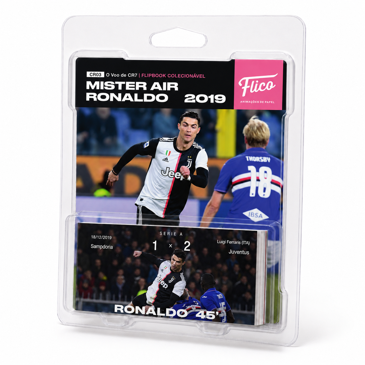 Flipbook Gol Cristiano Ronaldo Sampdoria x Juventus Serie A 2019