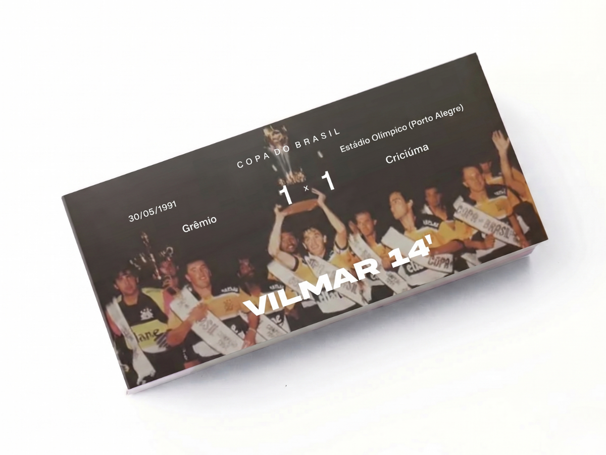 Flipbook Gol Vilmar Grêmio x Criciúma Final Copa do Brasil 1991