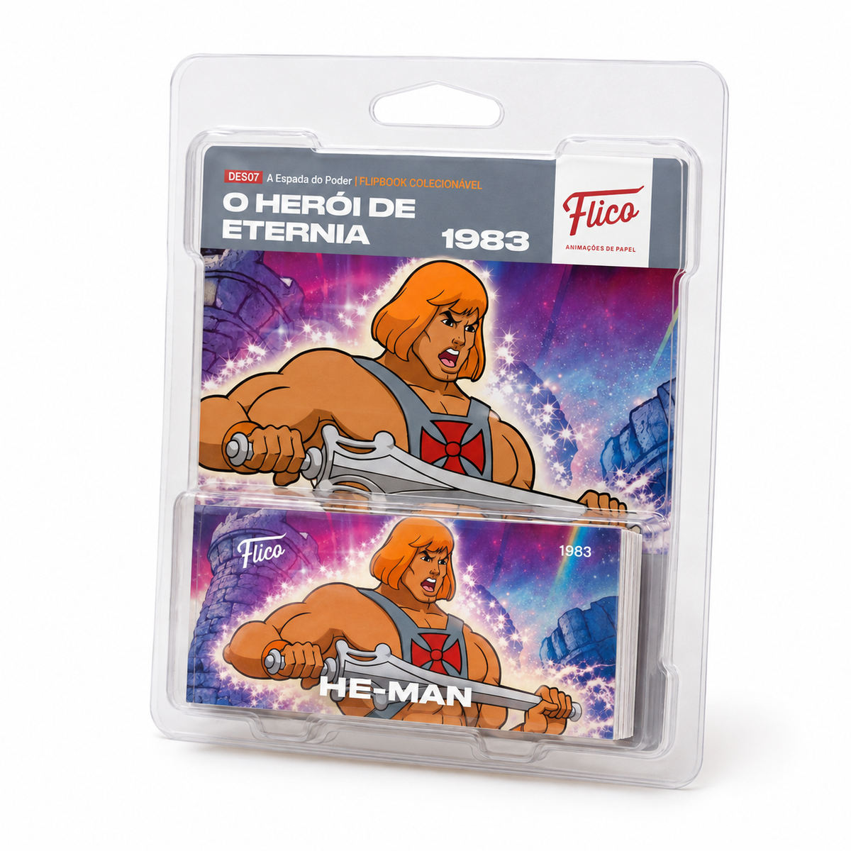 Flipbook Transformação He-Man and the Masters of the Universe 1983