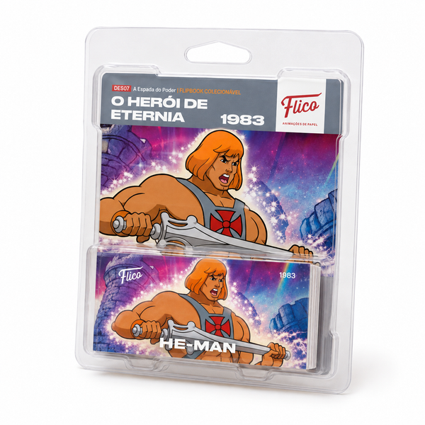 Flipbook Transformação He-Man and the Masters of the Universe 1983