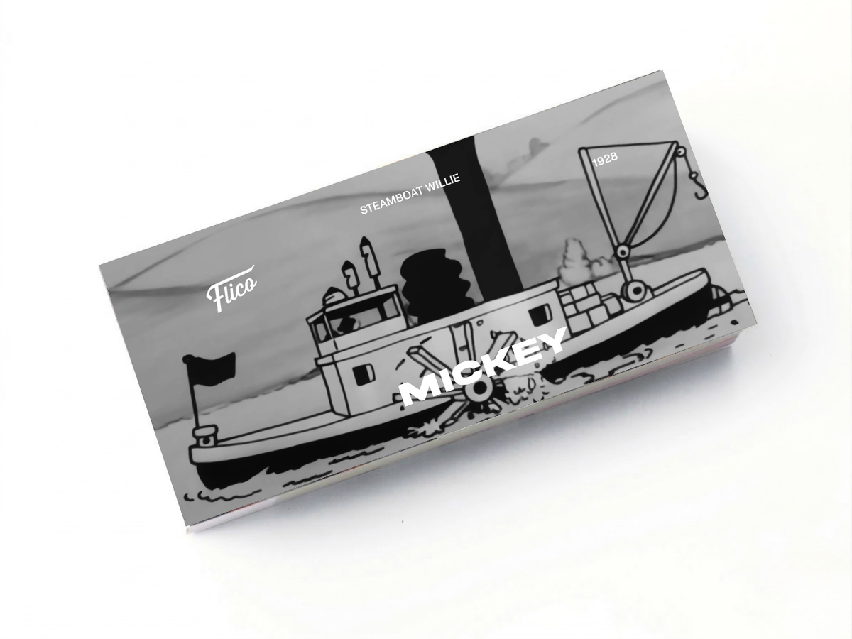 Flipbook Mickey no Leme de Steamboat Willie 1928