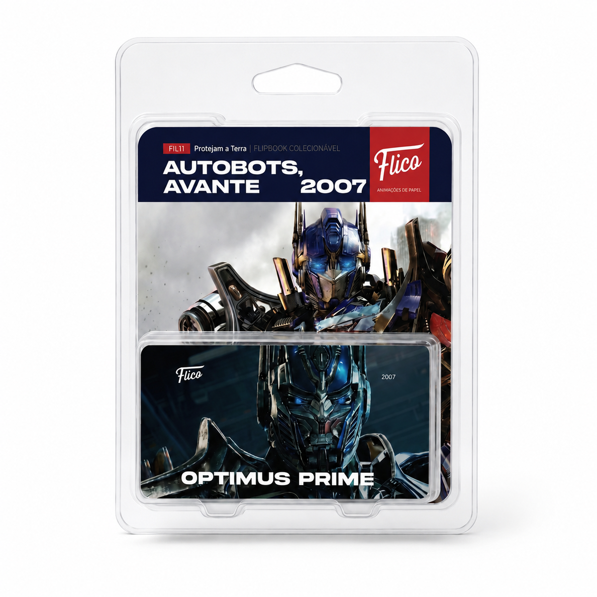 Flipbook Optimus Prime Transformation Transformers 2007