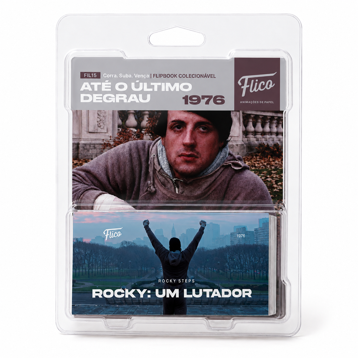 Flipbook Rocky Corrida e Subida das Escadarias da Filadélfia 1976