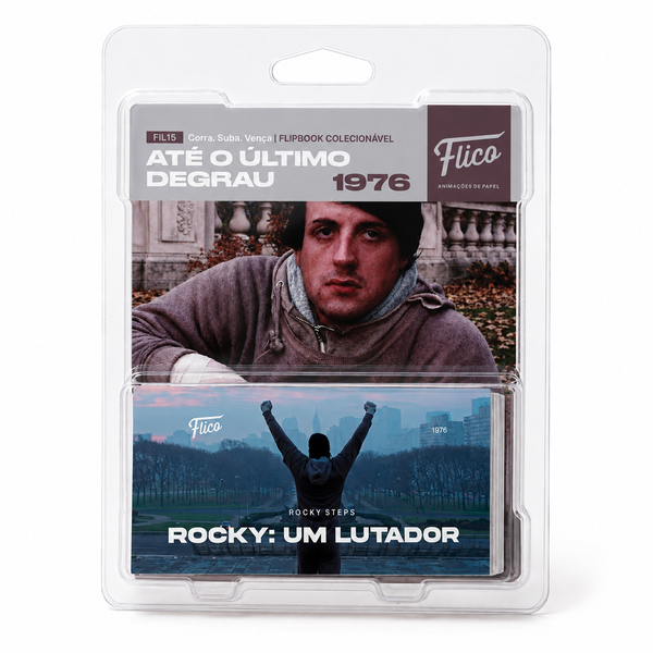 Flipbook Rocky Corrida e Subida das Escadarias da Filadélfia 1976