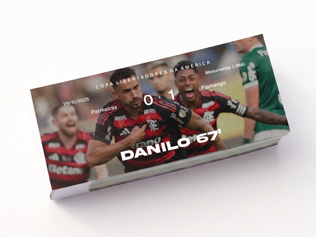 Flipbook Gol Danilo Flamengo x Palmeiras Libertadores 2025