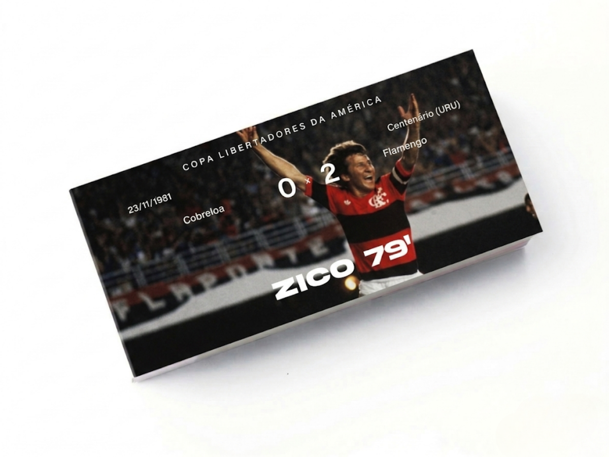 Flipbook Gol Zico Cobreloa x Flamengo Libertadores 1981