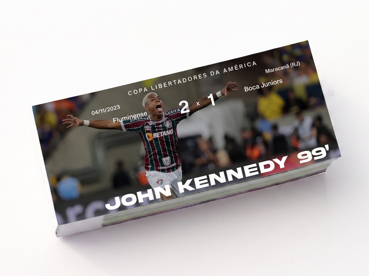 Flipbook Gol John Kennedy Fluminense x Boca Juniors Libertadores 2023