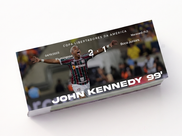 Flipbook Gol John Kennedy Fluminense x Boca Juniors Libertadores 2023