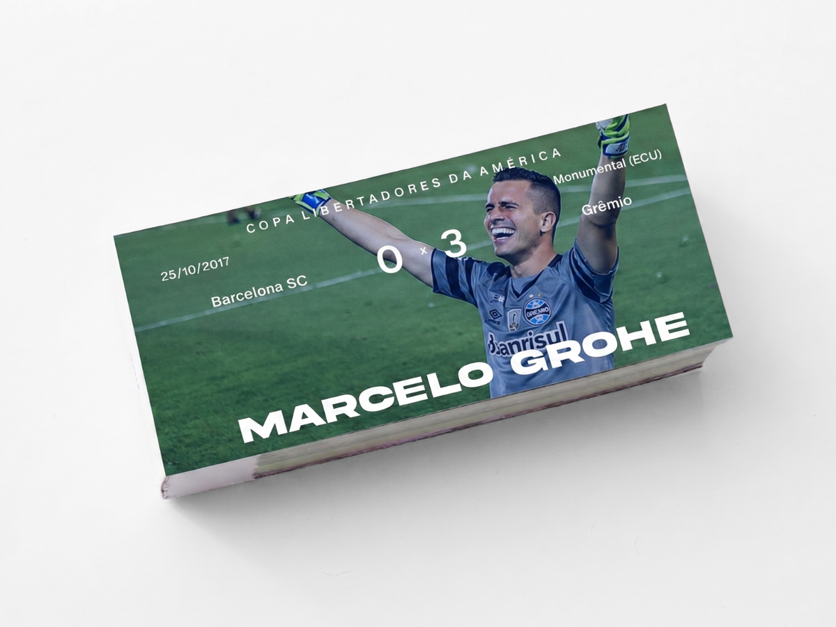 Flipbook Defesa Marcelo Grohe Grêmio x Barcelona Libertadores 2017