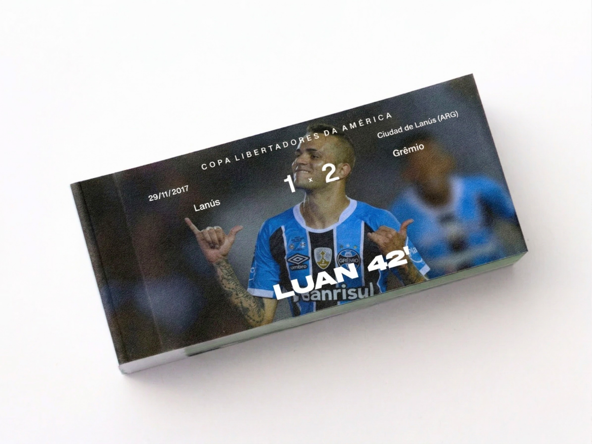 Flipbook Gol Luan Lanús x Grêmio Libertadores 2017