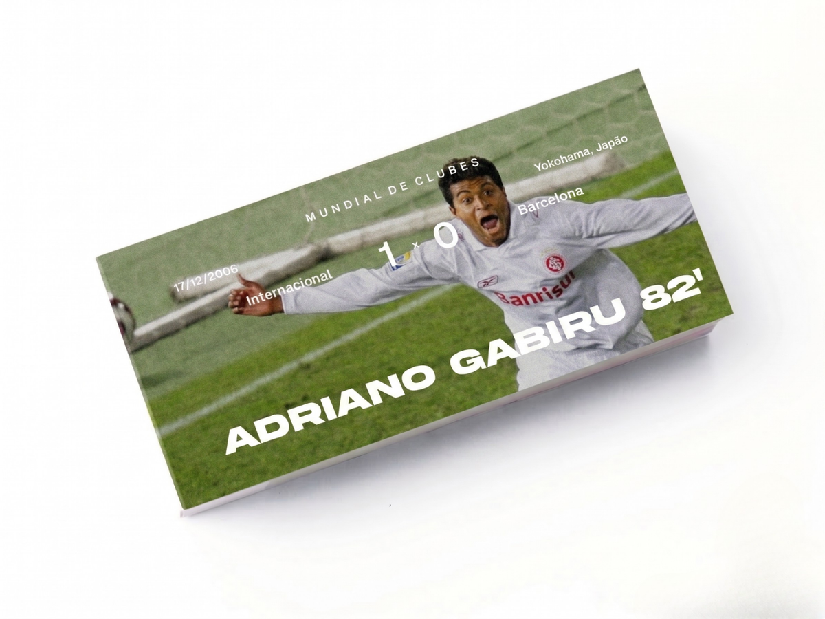 Flipbook Gol Adriano Gabiru Internacional x Barcelona Mundial de Clubes 2006
