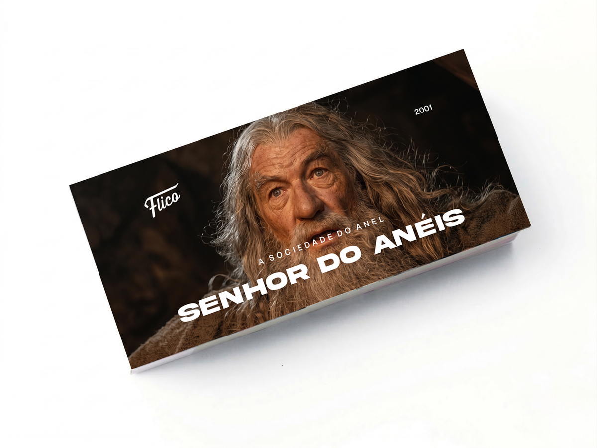 Flipbook Gandalf vs Balrog Você Não Vai Passar O Senhor dos Anéis 2001