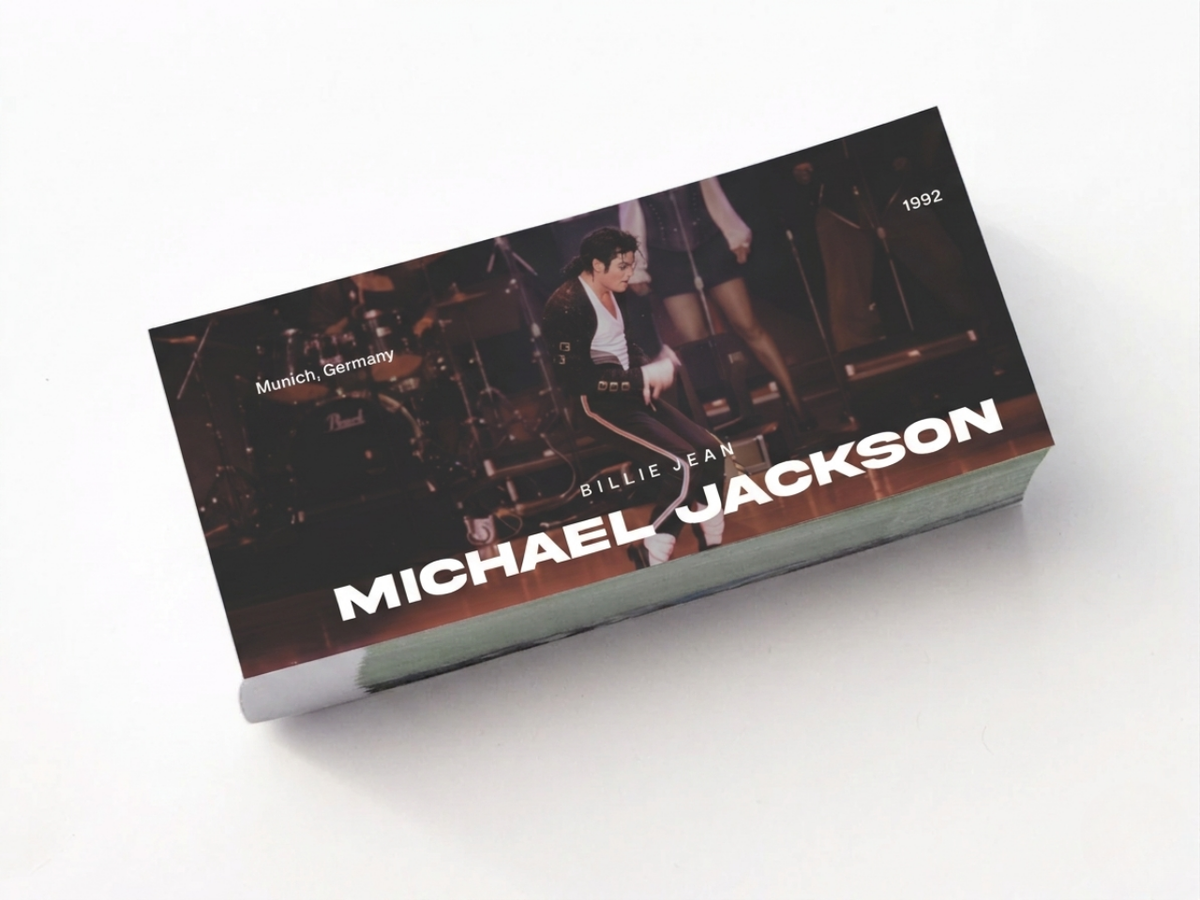 Flipbook Michael Jackson Moonwalk Billie Jean 1992