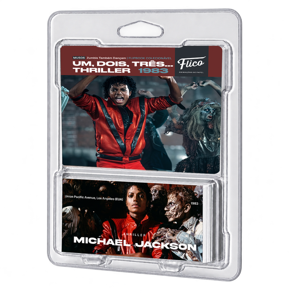 Flipbook Michael Jackson Thriller Dança dos Zumbis 1983