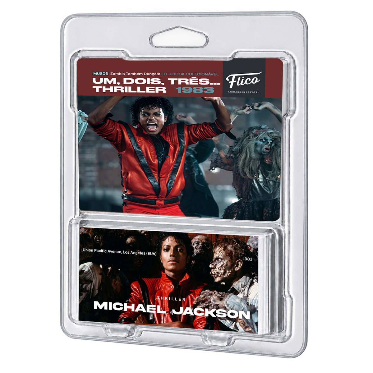 Flipbook Michael Jackson Thriller Dança dos Zumbis 1983