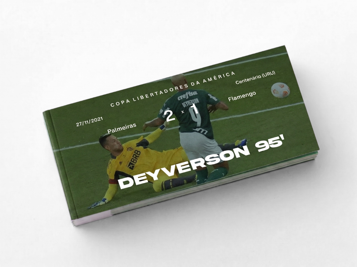 Flipbook Gol Deyverson Palmeiras x Flamengo Libertadores 2021