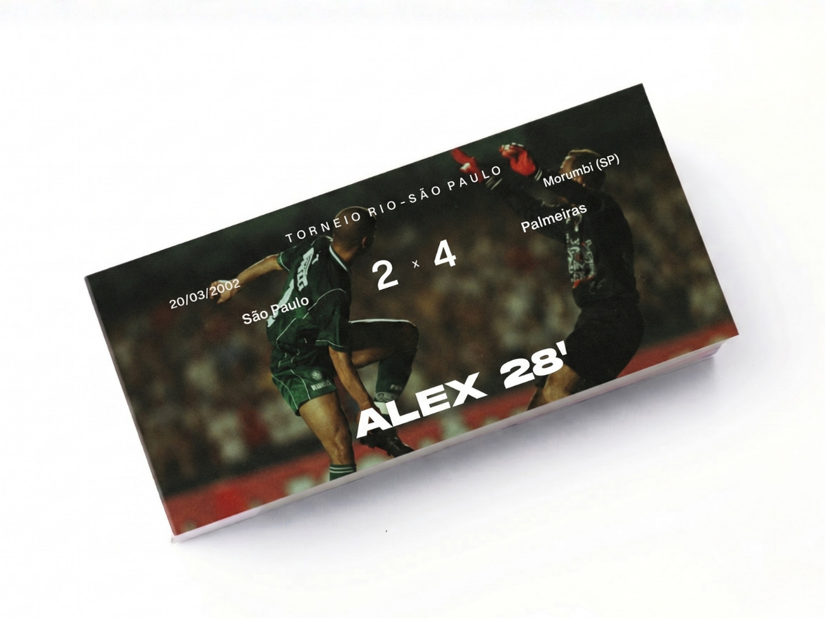 Flipbook Gol Alex Palmeiras x São Paulo Torneio Rio-São Paulo 2002