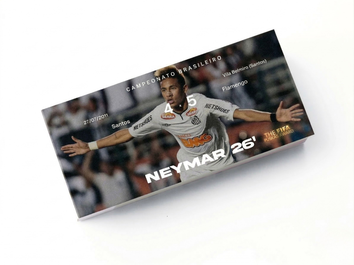 Flipbook Gol Neymar Prêmio Puskás Santos x Flamengo 2011
