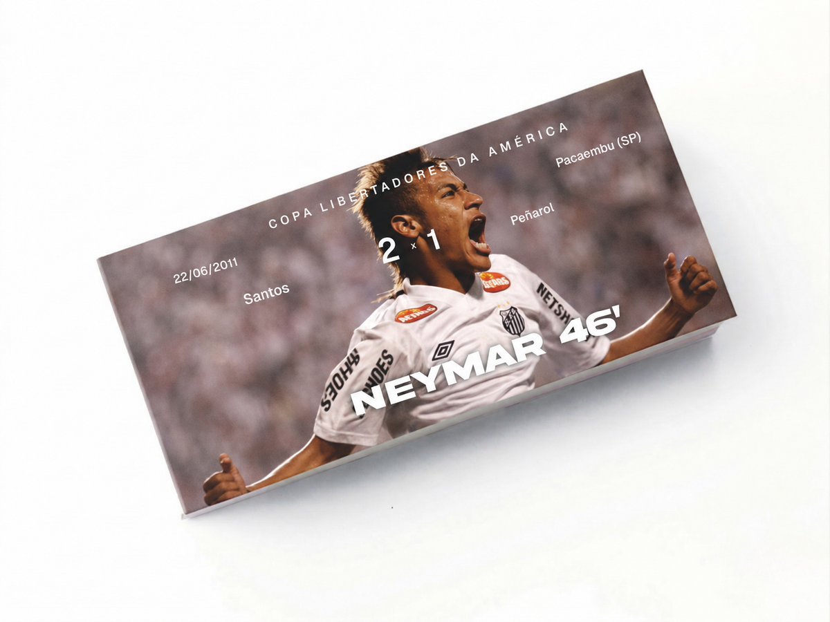 Flipbook Gol Neymar Santos x Peñarol Final Libertadores 2011
