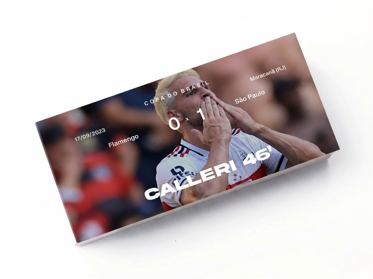 Flipbook Gol Calleri Flamengo x São Paulo Copa do Brasil 2023