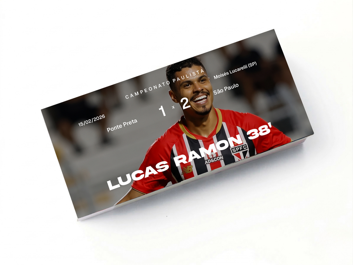Flipbook Gol Lucas Ramon Ponte Preta x São Paulo Paulistão 2026