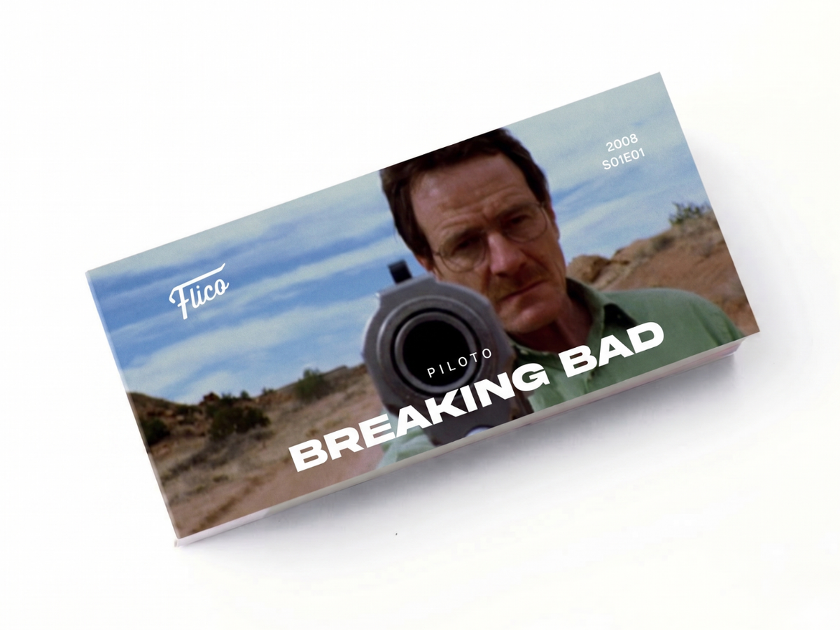 Flipbook Série Breaking Bad – Episódio Piloto Walter White no Deserto 2008