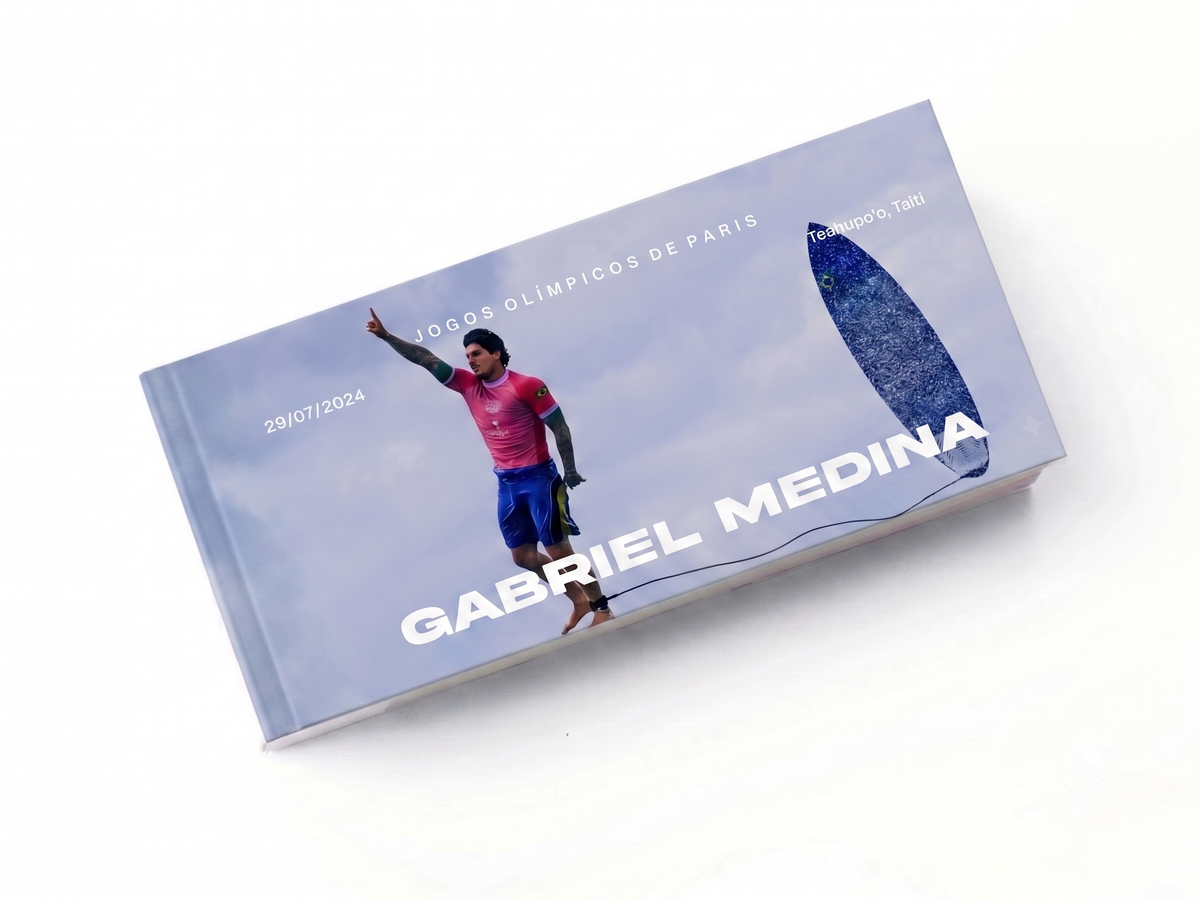 Flipbook Gabriel Medina Teahupo’o Olimpíadas Paris 2024