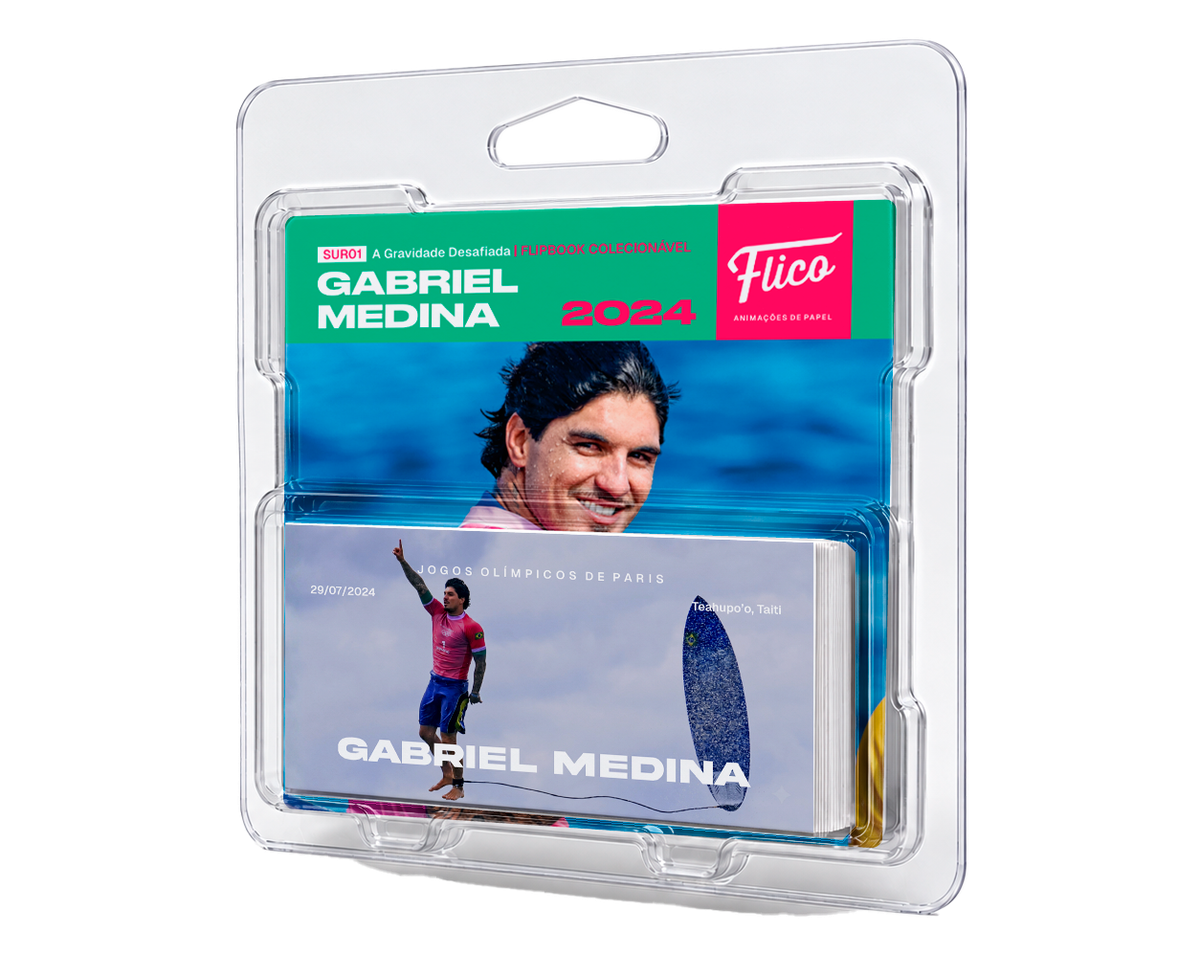 Flipbook Gabriel Medina Teahupo’o Olimpíadas Paris 2024