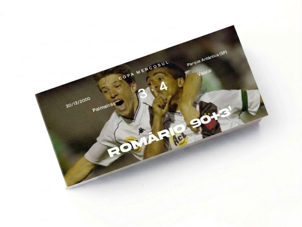 Flipbook Gol Romário Palmeiras x Vasco da Gama Mercosul 2000